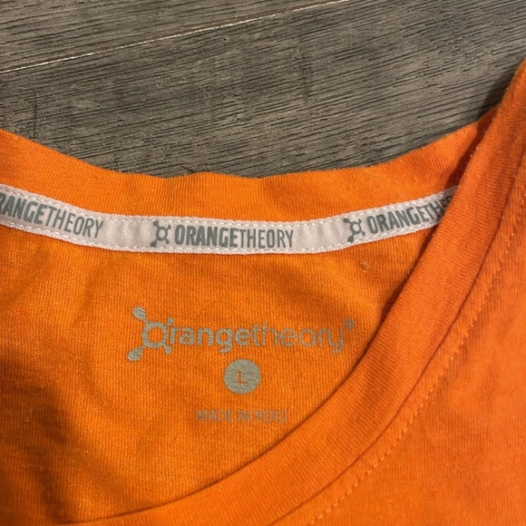 Orange muscle tank top - Picture 2 of 2